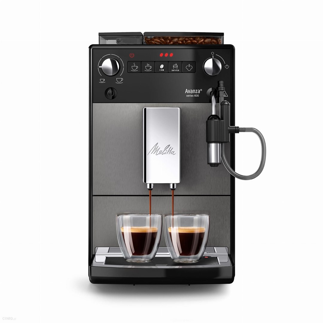 Melitta Avanza F 270-100 Αυτόματη Μηχανή Espresso 1450W Πίεσης 15bar για Cappuccino με Μύλο Άλεσης Γκρι Melitta Avanza F 270-100 Αυτόματη Μηχανή Espresso 1450W Πίεσης 15bar για Cappuccino με Μύλο Άλεσης Γκρι