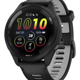 Garmin Forerunner 265 3.3 cm (1.3 ) AMOLED 46 mm Digital 416 x 416 pixels Touchscreen Black Wi-Fi GPS (satellite)