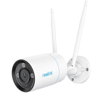 Reolink W330 - 4K Wi-Fi 6 Camera  2.4/5 GHz Dual-Band Wi-Fi  Color Night Vision  Person/Vehicle/Animal Detection