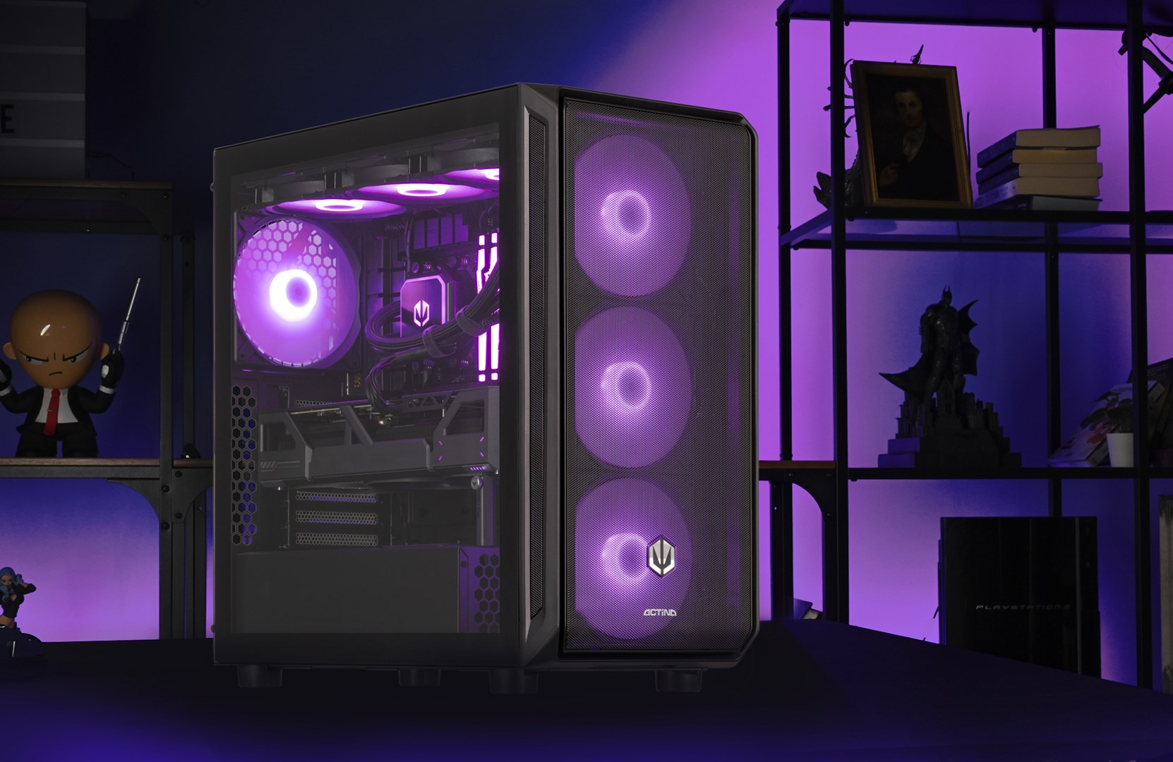 Actina 5901443415152 PC Intel® Core™ i7 i7-14700KF 32 GB DDR5-SDRAM 2 TB SSD NVIDIA GeForce RTX 5070 Ti Midi Tower Black Actina 5901443415152 PC Intel® Core™ i7 i7-14700KF 32 GB DDR5-SDRAM 2 TB SSD NVIDIA GeForce RTX 5070 Ti Midi Tower Black