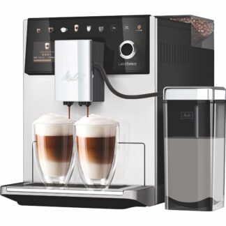 Melitta LatteSelect Αυτόματη Μηχανή Espresso Εντοιχιζόμενη 1400W Πίεσης 15bar για Cappuccino Ασημί