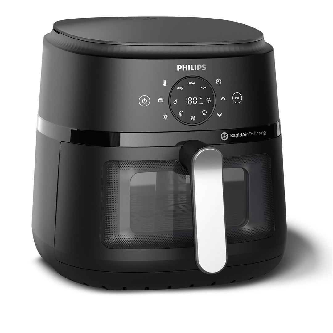 Philips Air Fryer 6.2lt Μαύρο NA231/00 Philips Air Fryer 6.2lt Μαύρο NA231/00
