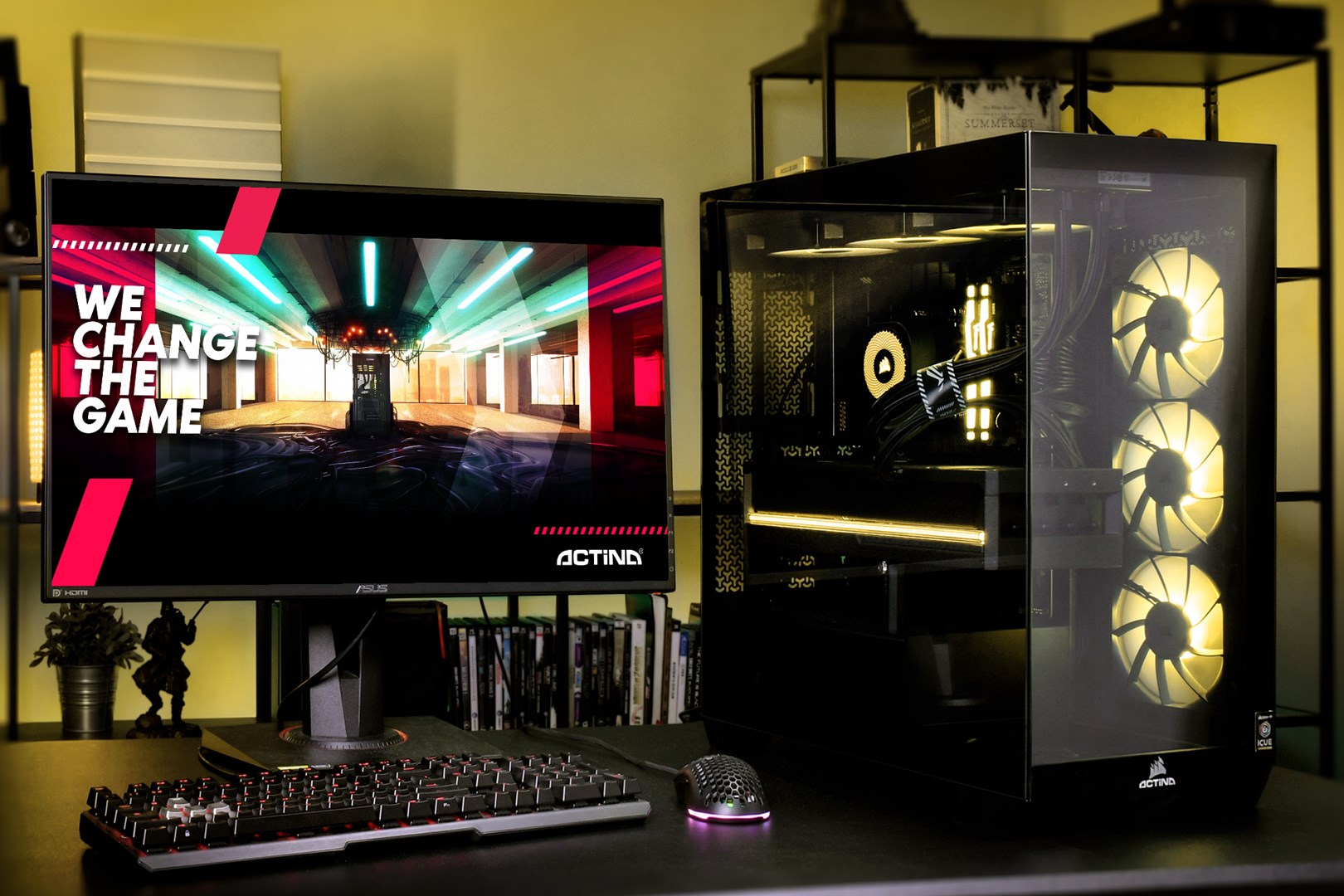 Actina 5901443415947 PC AMD Ryzen™ 7 7800X3D 32 GB DDR5-SDRAM 2 TB SSD AMD Radeon RX 9070 XT Midi Tower Black Actina 5901443415947 PC AMD Ryzen™ 7 7800X3D 32 GB DDR5-SDRAM 2 TB SSD AMD Radeon RX 9070 XT Midi Tower Black