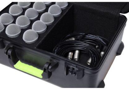 Shure SH-MICCASE15 - transport case with clips for 15 microphones