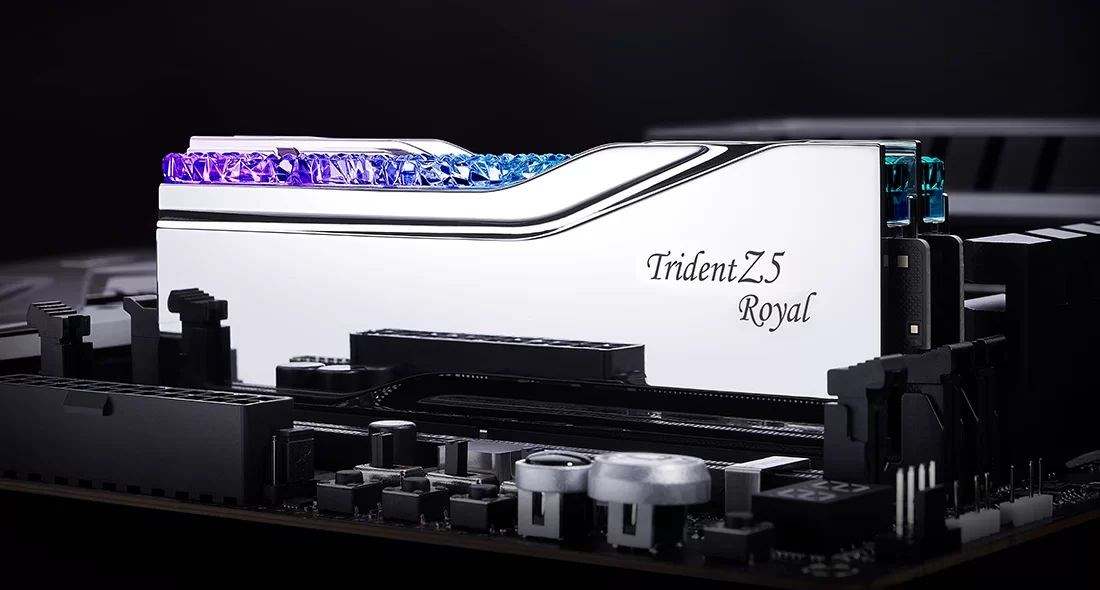G.Skill Trident Z5 Royal F5-6000J2836G16GX2-TR5S memory module 32 GB 2 x 16 GB DDR5 G.Skill Trident Z5 Royal F5-6000J2836G16GX2-TR5S memory module 32 GB 2 x 16 GB DDR5