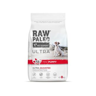 VETEXPERT Raw Paleo Ultra Mini Puppy Beef - dry food for puppies of small breeds - 8 kg