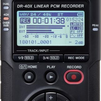 Tascam DR-40X - portable digital recorder with USB interface  2 x stereo recording