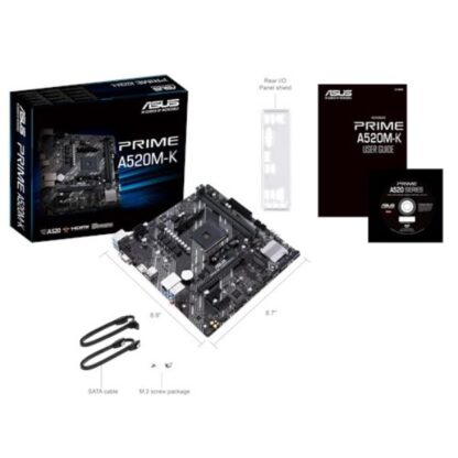 Asus Prime A520M-K Motherboard Micro ATX με AMD AM4 Socket