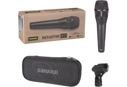 Shure Nexadyn 8/C - dynamic microphone  cardioid with XLR connector  black