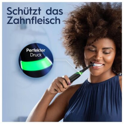 Oral-B iO Series 4 Ηλεκτρική Οδοντόβουρτσα με Χρονομετρητή, Αισθητήρα Πίεσης και Θήκη Ταξιδίου Matt Black