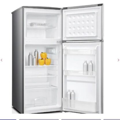 MPM MPM-125-CZ-11/E  silver refrigerator with a freezer