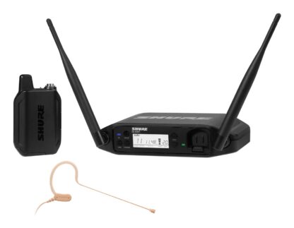 Shure GLXD14+E/MX53-Z4 - DUAL BAND digital wireless system with bodypack transmitter and headset microphone