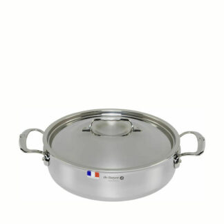 De Buyer Affinity Saucepot low with lid 20 cm