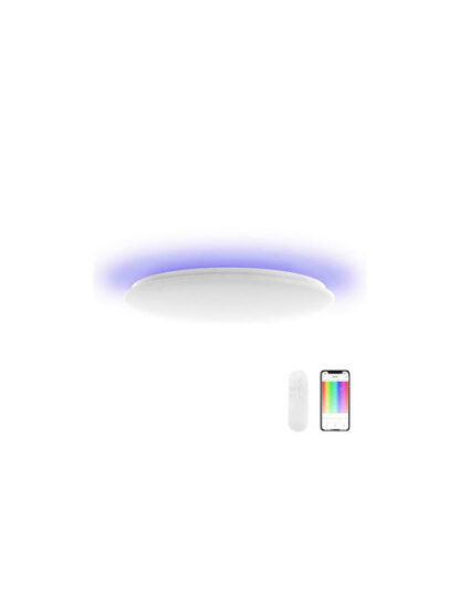 Yeelight Arwen Smart Πλαφονιέρα Οροφής 59.8εκ. Λευκή με Ενσωματωμένο LED και Τηλεχειριστήριο Κωδικός: YLXD013-C