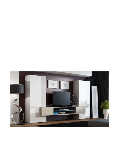 Σύνθετο Σαλονιού Tori White / Rtv Sonoma Μ277xΒ46xΥ162εκ.