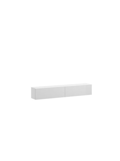 Ξύλινο Έπιπλο Τηλεόρασης Vigo White / White Gloss Μ180xΠ30xΥ40cm