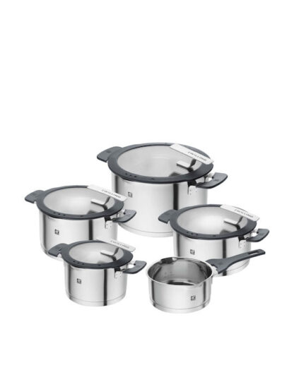 Zwilling J.A. Henckels Simplify Σετ Κατσαρόλες από Ανοξείδωτο Ατσάλι Ασημί 9τμχ Κωδικός: 66870-005