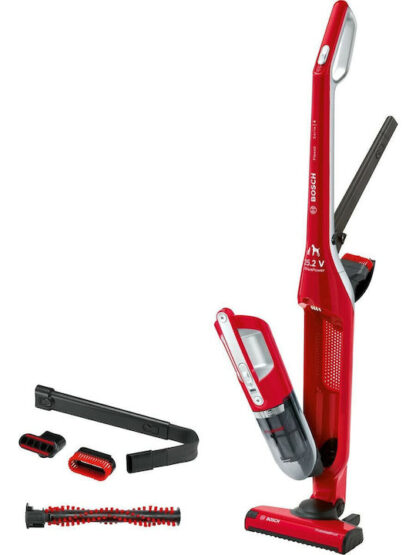 Bosch Serie 4 BBH3ZOO28 stick vacuum/electric broom Battery Dry Bagless 0.4 L Red 2.15 Ah