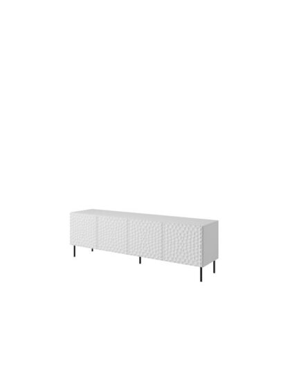 Ξύλινο Έπιπλο Τηλεόρασης Hole Λευκό Μ190xΠ40.5xΥ59.5cm Κωδικός: 60-19689