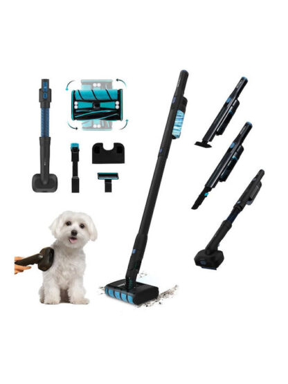 Cecotec Scoba Twice Animal 08399 Επαναφορτιζόμενη Σκούπα Stick & Χειρός Μαύρη