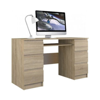 Γραφείο Kuba Ξύλινο Γκρι 51x130x76εκ.