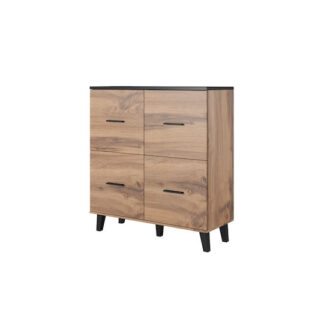 Cama sideboard LOTTA 110 2D4S wotan oak/mat black