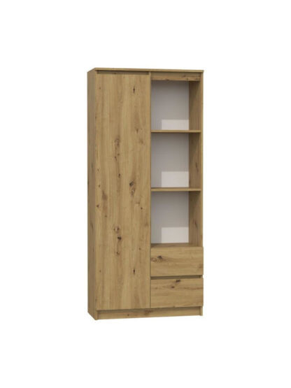 Βιβλιοθήκη Bily ΒILY ART Oak 80x35x180εκ. Κωδικός: RS-80