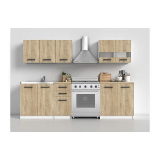 Topeshop KUCHNIA SET 200 BIEL kitchen/dining room furniture set