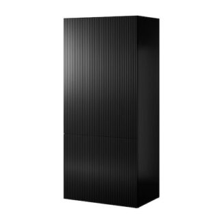 Ντουλάπα Ρούχων Black Matt 90x55.5x198.5cm