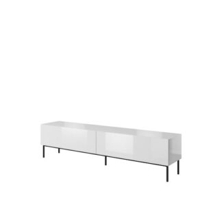 Έπιπλο Τηλεόρασης Ξύλινο Black / Black Gloss Μ190xΠ37xΥ48cm Κωδικός: STVCMMZPM0231