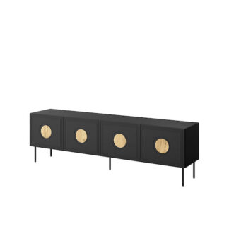 Μπουφές Ξύλινος Black + Oak Craft 150x42x60cm