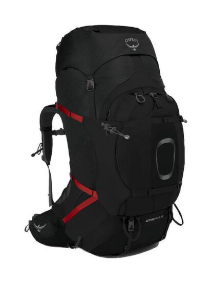 Osprey Aether Plus 100 Ορειβατικό Σακίδιο 100lt Μαύρο Μαύρο