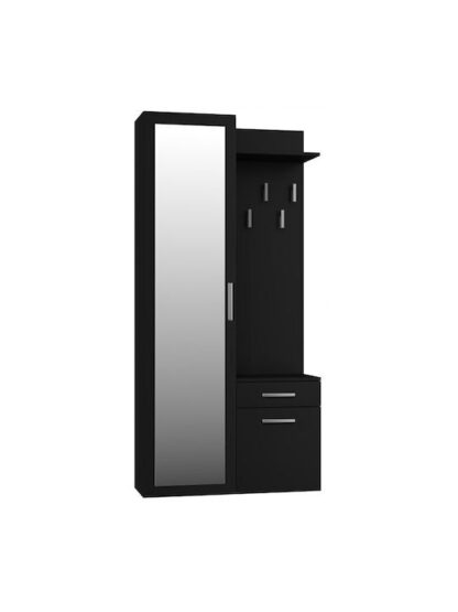 Gar Duo Έπιπλο Εισόδου με Παπουτσοθήκη Czerń 50x35x180εκ.