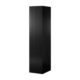 Ντουλάπα Ρούχων με Καθρέπτη Black Matt 45x55.5x198.5cm Κωδικός: SZFCMMOTW0010