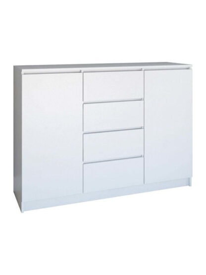 Συρταριέρα Κρεβατοκάμαρας 2d4s White 120x40x97εκ. Κωδικός: 2D4S BIEL KPL