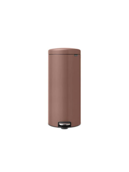 Brabantia Newicon Κάδος Απορριμμάτων Μεταλλικός με Πεντάλ Καφέ 30lt