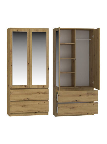 Ντουλάπα Ρούχων με Καθρέπτη 90x50x180cm