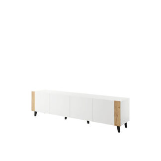 Έπιπλο Τηλεόρασης Ξύλινο Black-brown Μ200xΠ42xΥ52cm