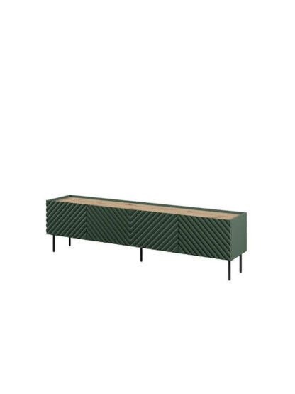 Έπιπλο Τηλεόρασης Ξύλινο Πράσινο Μ200xΠ40xΥ54cm Κωδικός: 301402