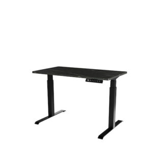 Γραφείο Gaming Ξύλινο Black/san με Μεταλλικά Πόδια & Ρυθμιζόμενο Ύψος 150x80x72εκ.