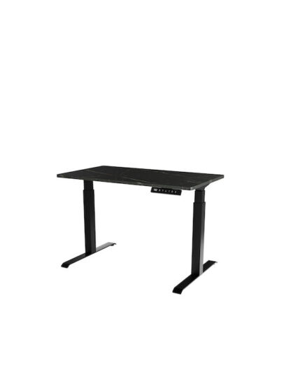 Γραφείο Gaming Ξύλινο Black/san με Μεταλλικά Πόδια & Ρυθμιζόμενο Ύψος 121x67x72εκ.