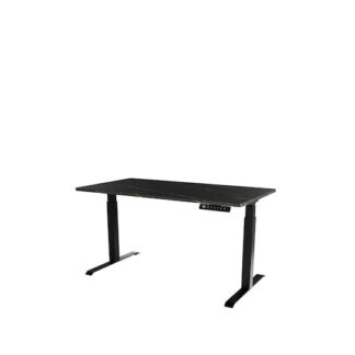 Γραφείο Gaming Ξύλινο Black/san με Μεταλλικά Πόδια & Ρυθμιζόμενο Ύψος 150x80x72εκ.