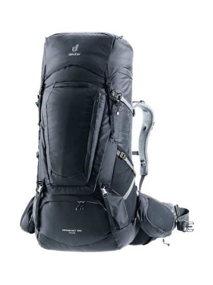 Deuter Aircontact Ορειβατικό Σακίδιο 75lt Αδιάβροχο Μαύρο