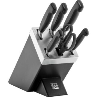 Zwilling J.A. Henckels Four Star Σετ Μαχαίρια με Βάση από Ανοξείδωτο Ατσάλι 6τμχ Κωδικός: 35145-000
