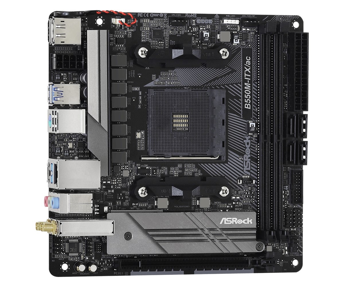 Asrock B550M-ITX/ac Socket AM4 mini ITX AMD B550 Asrock B550M-ITX/ac Socket AM4 mini ITX AMD B550