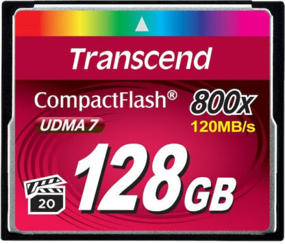 Transcend Compact Flash 128GB 800x