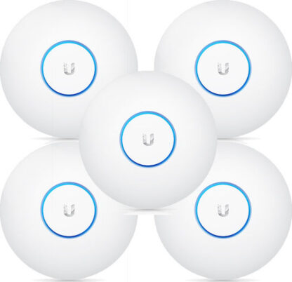 Ubiquiti UAP-AC-PRO Access Point Wi‑Fi 5 Dual Band (2.4 & 5GHz) σε Πενταπλό Kit