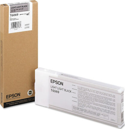 Epson ink cartridge light black T 606  220 ml             T 6069
