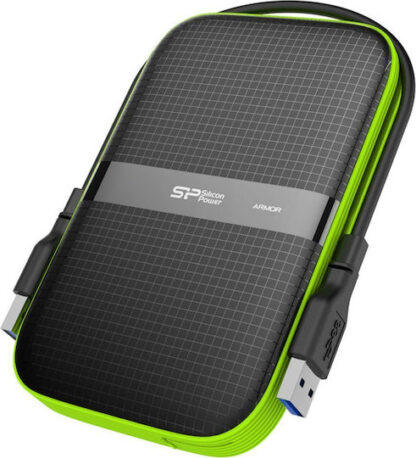 Silicon Power Armor A60 USB 3.1 Εξωτερικός HDD 5TB 2.5" Μαύρο/Πράσινο