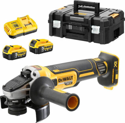 Dewalt Τροχός 125mm Μπαταρίας Brushless 2x5Ah Κωδικός: DCG405P2